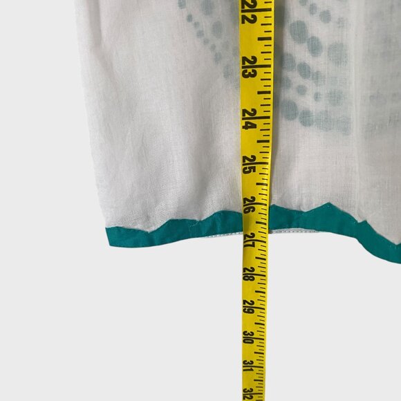 INC International Concepts Boho V-Neck Blouse Women's 14 Dot Print Bell Sleeves - Picture 10 of 10